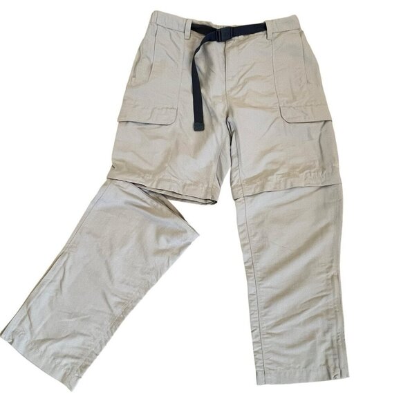 The North Face Men Conversion Cargo Pants Shorts Large Outdoors Hiking Camping - Picture 1 of 16